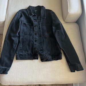 Forever21 Denim Jacket Black, Large